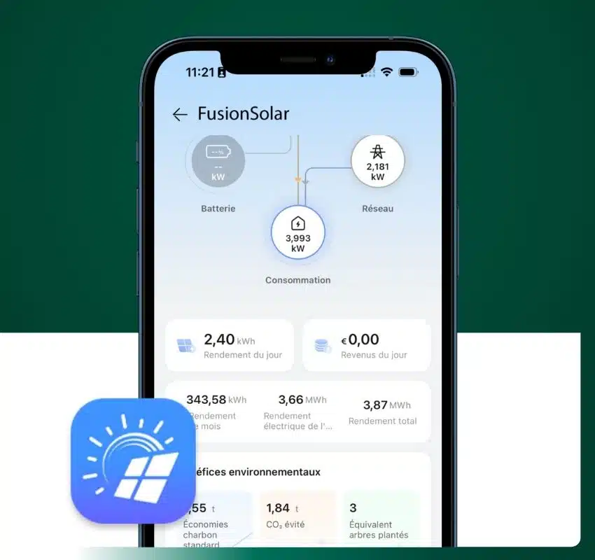 App mobile Huawei FusionSolar