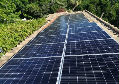 installation photovoltaïque surimposition 3kWc - août 2020 - 34090 MONTPELLIER - 9 panneaux Q-CELLS et micro-onduleurs IQ7+ |Installateur solaire Libow