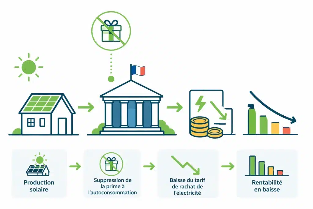 suppression de la prime solaire